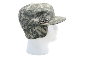 ACU Patrol Cap With Earmuffs Made In USA