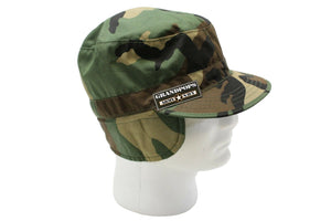 M81 Woodland Combat Patrol Cap Oxford W/ Earmuffs Made in USA