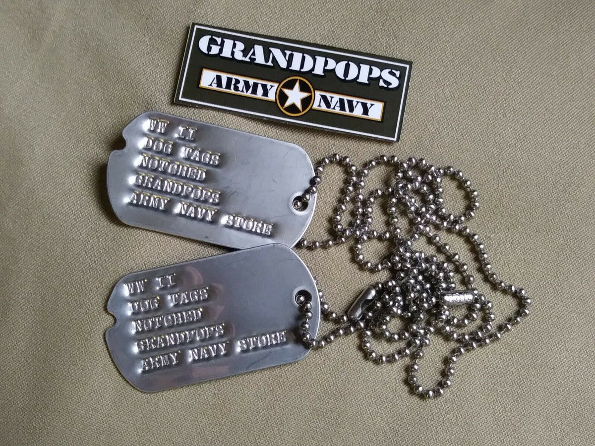 40s WWⅡ ドッグタグus navy