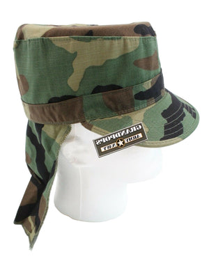 M81 Woodland Foreign Legion Woodland Camouflage Patrol Cap Ripstop Made In USA