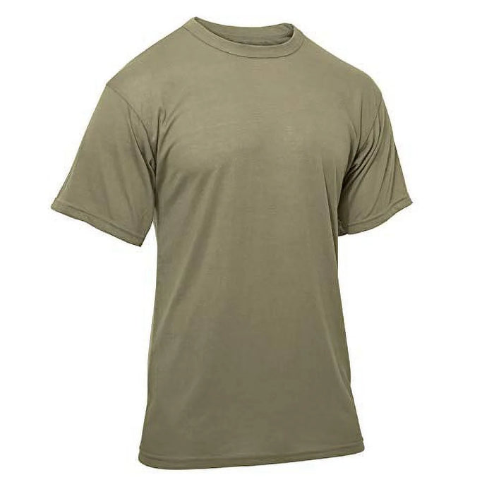 Compression T Shirt Crew Neck Tan 499 U.S. Army or Air Force