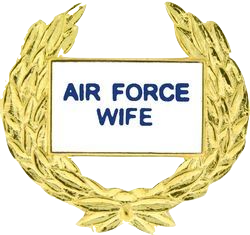 USAF Air Force Wife Pin