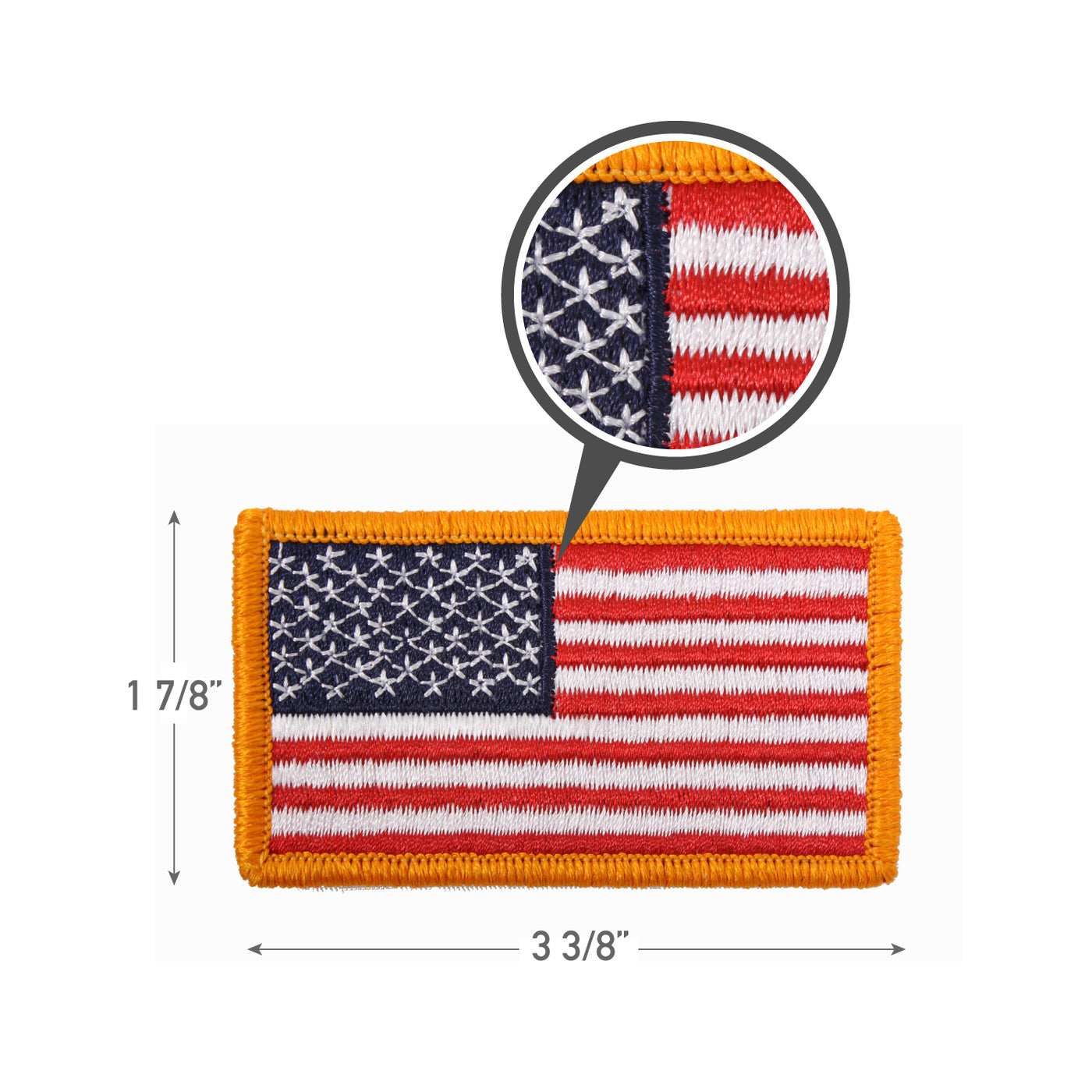RWB American Flag Hook & Loop Patch – GRANDPOPSARMYNAVY