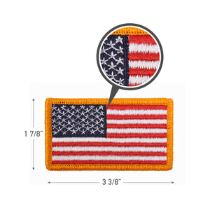 RWB American Flag Hook & Loop Patch