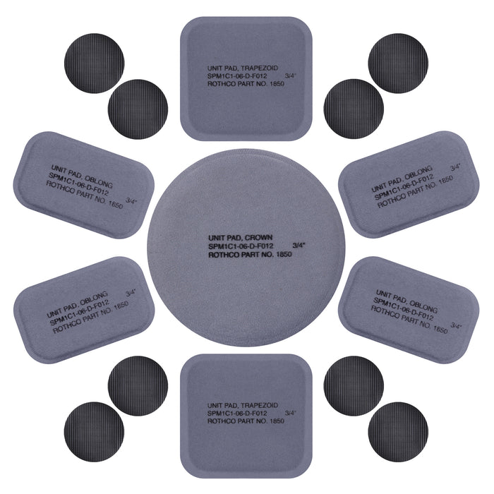 Rothco Tactical Helmet Replacement Pad Set Rothco Tactical Helmet Replacement Pad Set