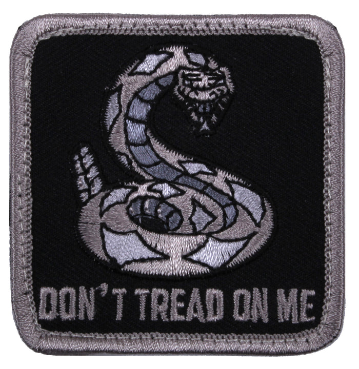 Black Don't Tread On Me Morale Patch