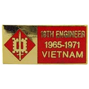 18th Engineer Brigade 1965-1971 Vietnam Tour Pin