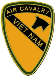 1st Air Calvary Vietnam Division Insignia Pin