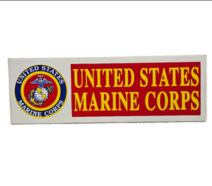 USMC United States Marine Corps Bumper Sticker