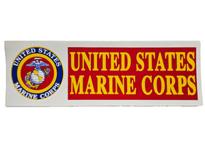 USMC United States Marine Corps Bumper Sticker