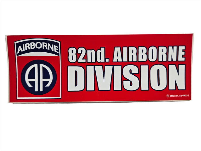 82nd. Airborne Division Bumper Sticker