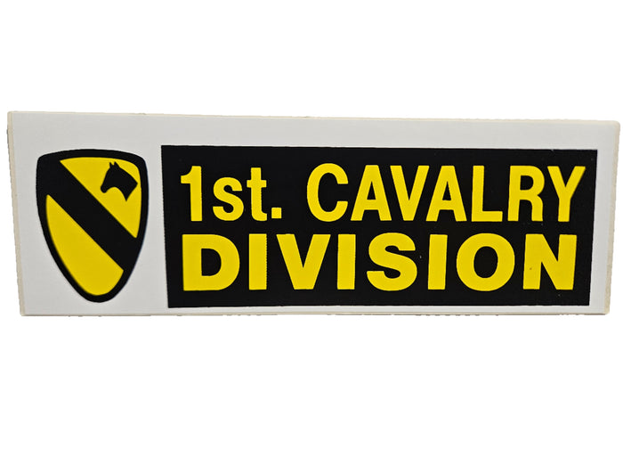 1st. Calvary Division Bumper Sticker