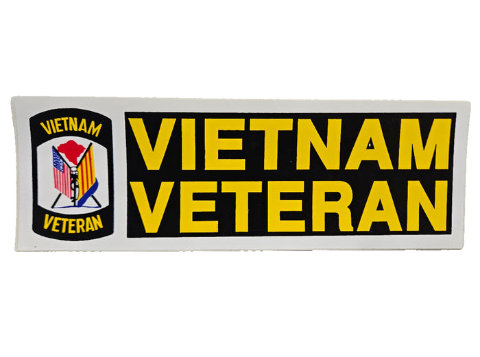 Vietnam Veteran Bumper Sticker