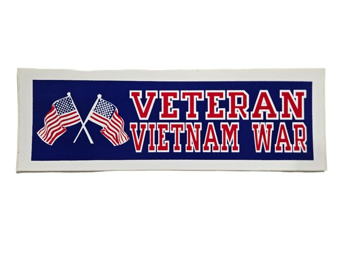 Veteran Vietnam War Bumper Sticker