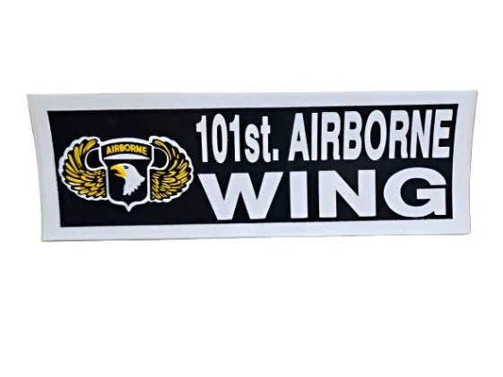 101st. Airborne Wing Bumper Sticker