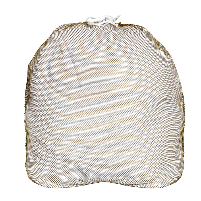 Coyote Brown Nylon Mesh Barracks Laundry Bag