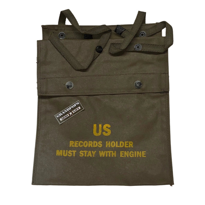 U.S. Vietnam War Era Original Rubberized Vehicle Documents Bag