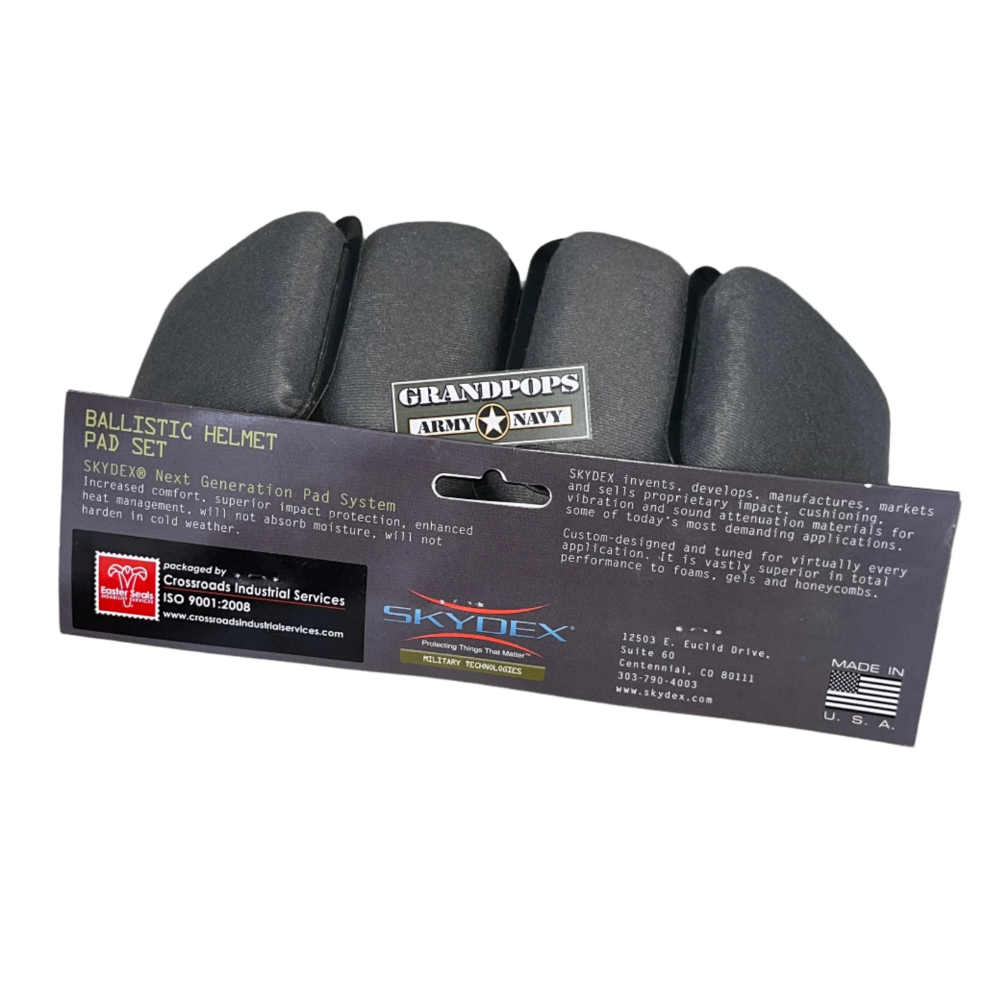 Skydex ACH Replacement Foam Liner Pad Kit USA Made – GRANDPOPSARMYNAVY