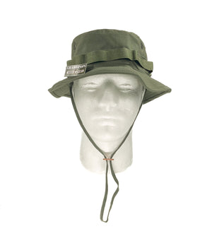 Vietnam 2" Short Brim OD Green Jungle Hat Ripstop Made In USA New Reproduction