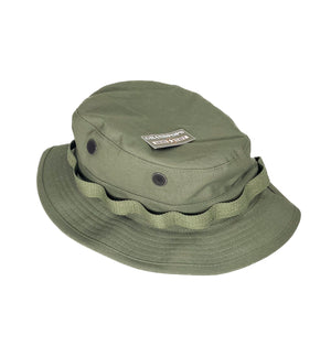 Vietnam 2" Short Brim OD Green Jungle Hat Ripstop Made In USA New Reproduction