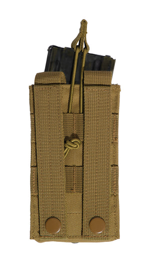 Coyote M4/AR15 MOLLE Open Top Single Rifle Mag Pouch