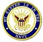 USN (My Sister Is In The Navy) Pin