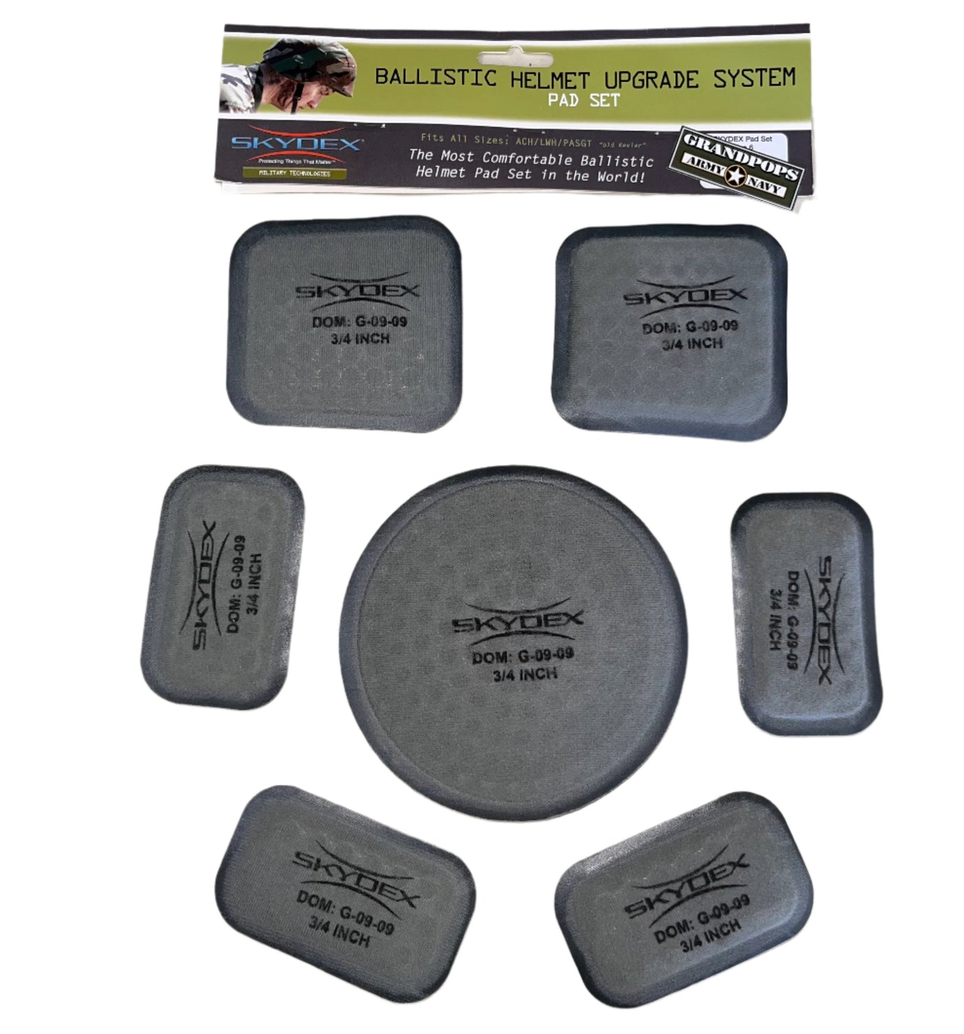 Skydex ACH Replacement Foam Liner Pad Kit USA Made – GRANDPOPSARMYNAVY