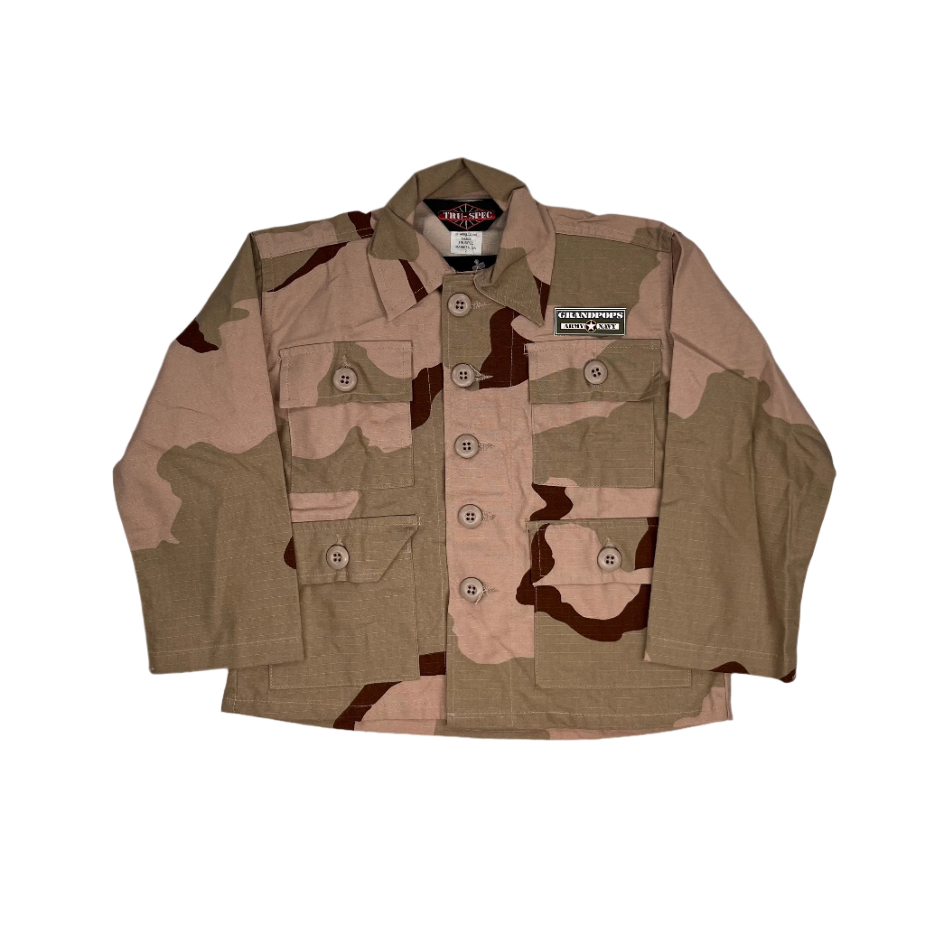 Kids Desert DCU Desert Camo BDU Shirt – GRANDPOPSARMYNAVY