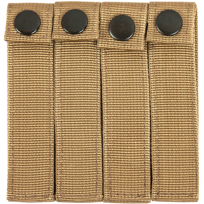 Coyote Brown MOLLE/Keeper Replacement 4PC