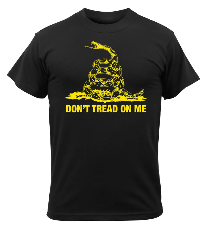 Black Don't Tread On Me T-Shirt