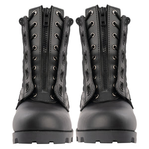 Black Tactical G.I. 9 Hole Zipper Boot Laces