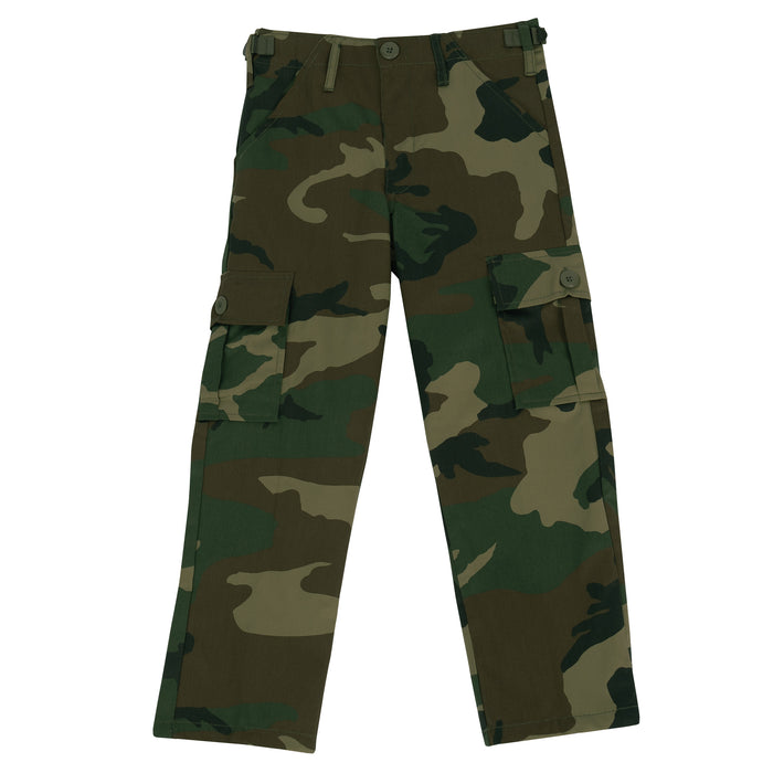 Kids M81 Woodland Camo BDU Pants