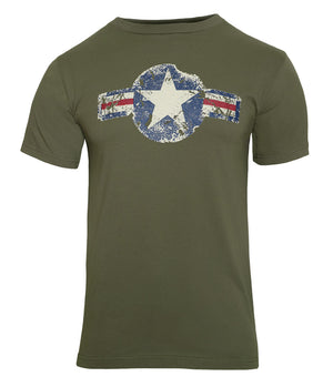 OD Green Vintage WW2 Army Air Corps T-Shirt