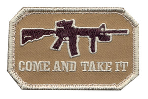 Tan Come and Take It Morale Patch