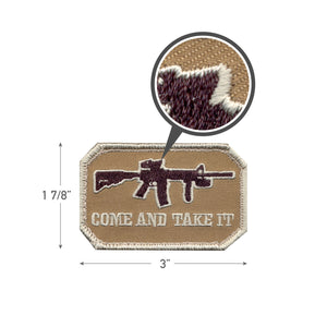 Tan Come and Take It Morale Patch