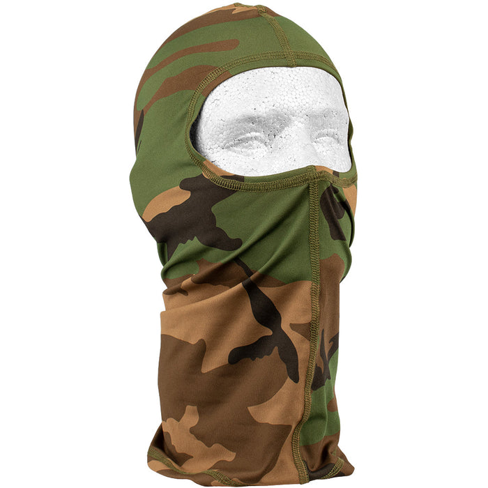 M81 Woodland Camo Balaclava W/ Extended Neck