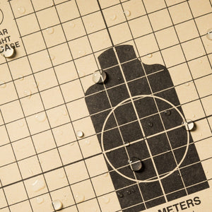 Military All-Weather 25M ZEROING TARGET - M16A2/M16A4/M4/AR15