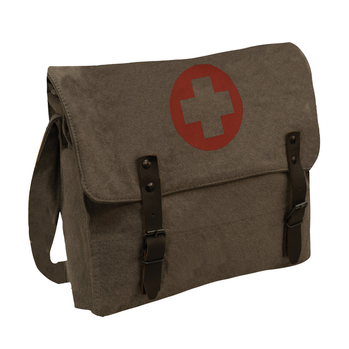 Olive Drab Vintage Canvas Nato Medic Bag