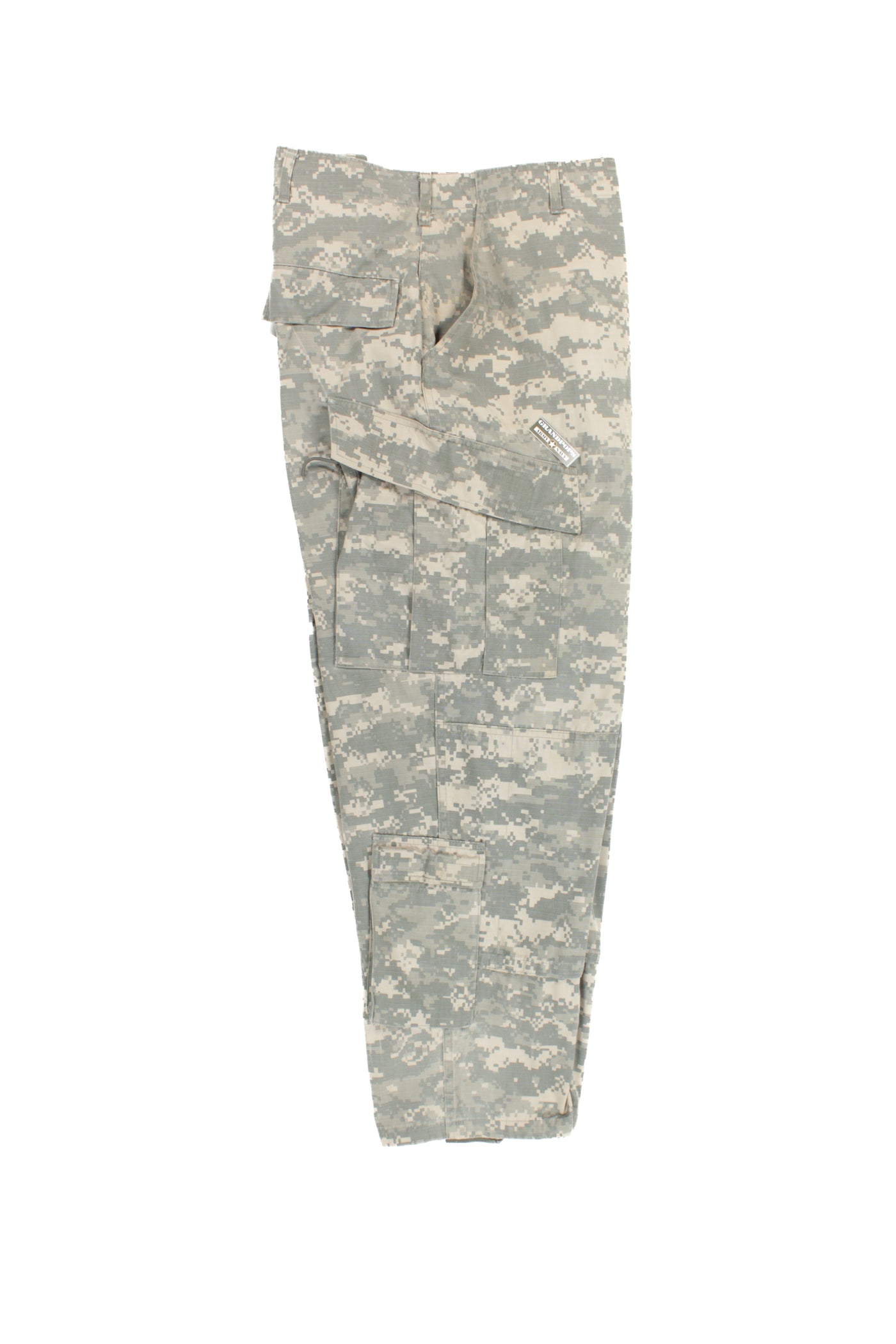 U.S. Army ACU Digital Pants 50% Nylon / 50% Cotton Rip-Stop used M / Short / Fair