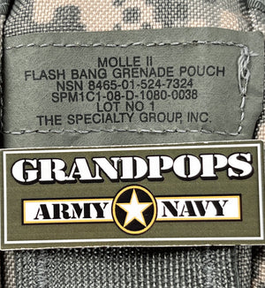 U.S. Army ACU Digital Camo Nylon Flash B@ng Pouch USED