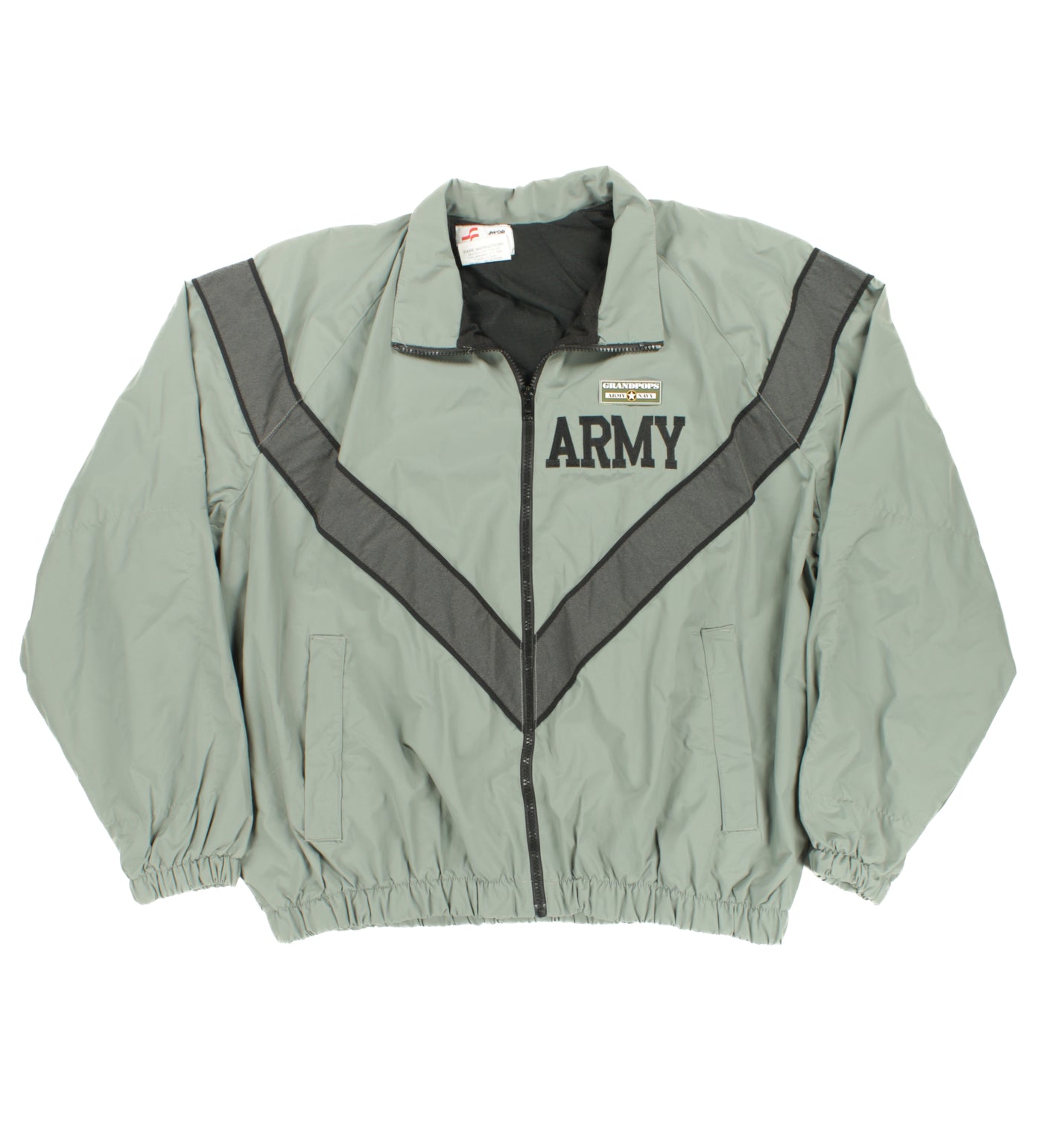 military pt gear U.S. Army Old Style Grey Physical Training PT Jacket USED M-S