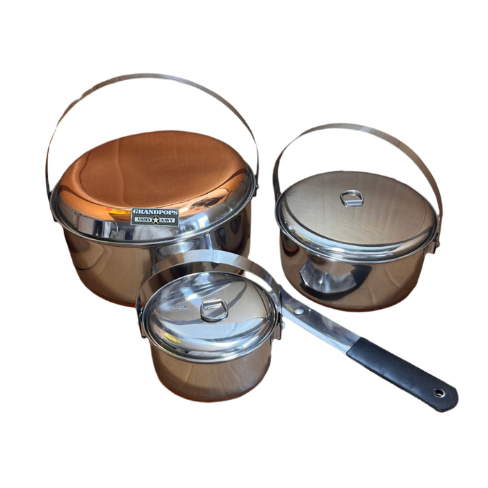 Camping Family Stainless Steal Cook Set