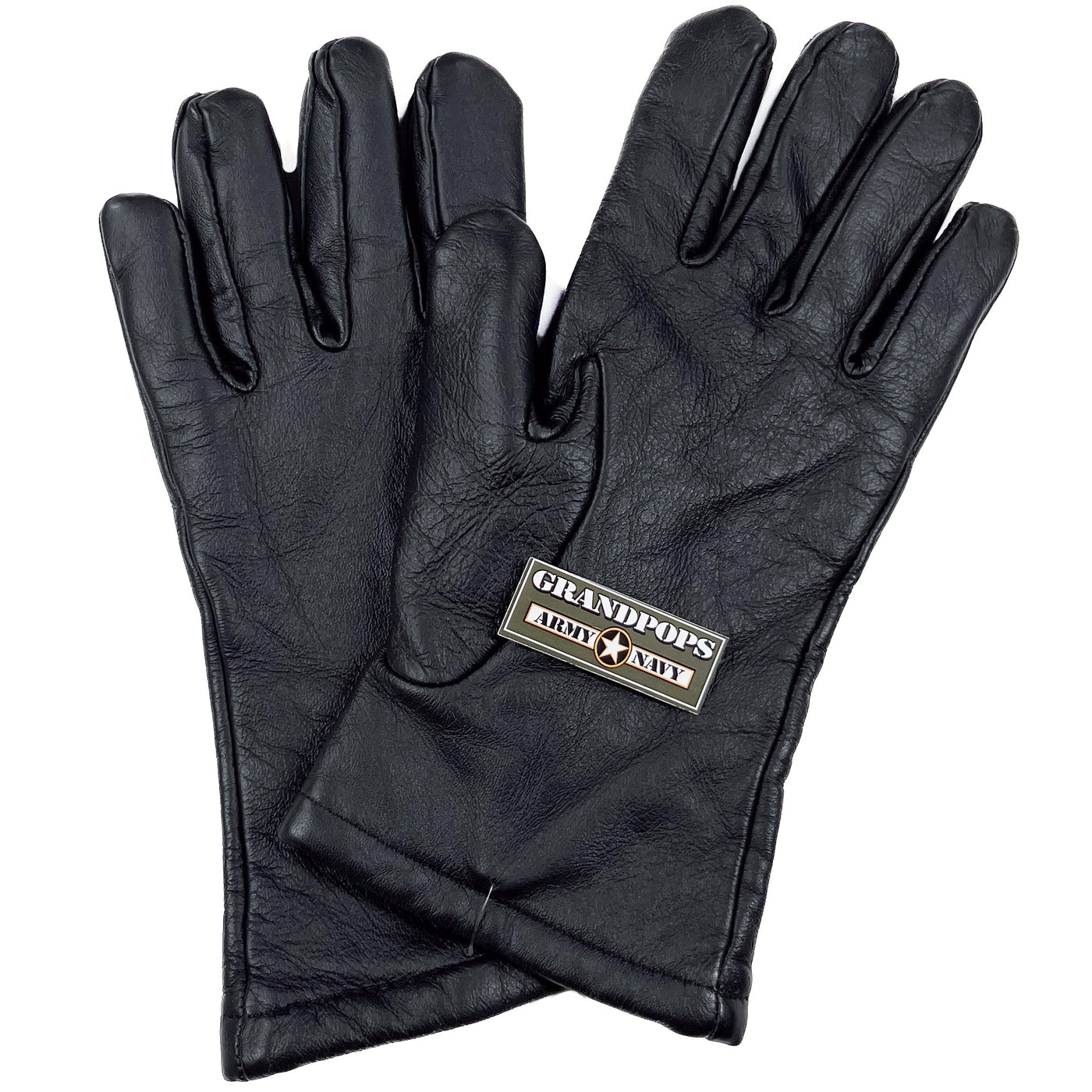 U.S. Military Original Black Lined Leather Dress Gloves 6 / New U.S. Military Original Black Lined Leather Dress Gloves 6 / New