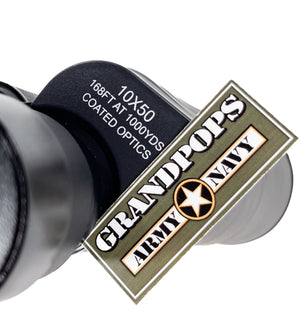 Black 10X50MM Wide Angle Lens Binocular