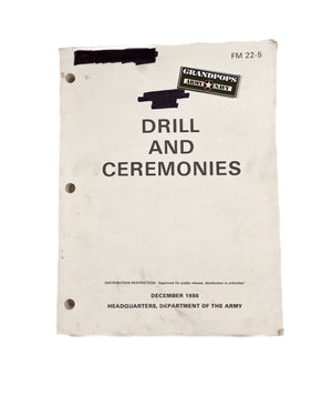 FM 22-5 Drill and Ceremonies Manual USED