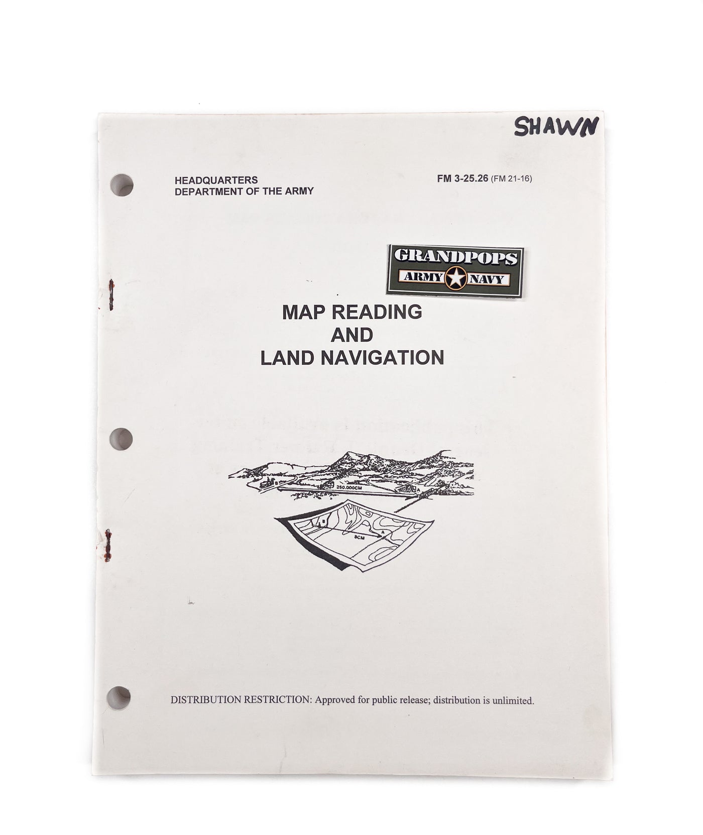 Map/chart Manual FM 3-25.26 Map Reading & Land Navigation Manual USED – GRANDPOPSARMYNAVY