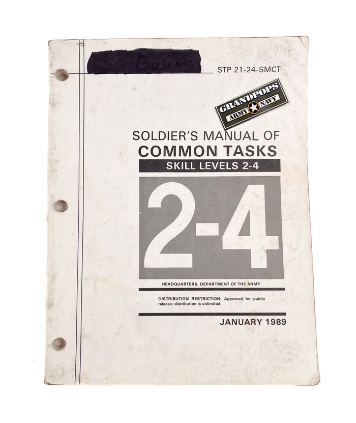 FM 21-24 Soldiers Manual of Common Tasks USED