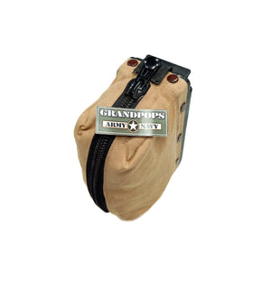 U.S. Military Tan M249 Bravo 100RD Clip-On Belt Pouch