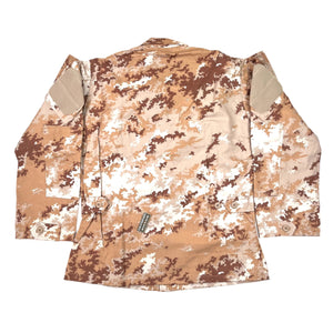 Tru-Spec Desert Vegetato Camo 50/50 Nyco Rip-Stop Italian Army Combat Uniform Jacket Medium-Short