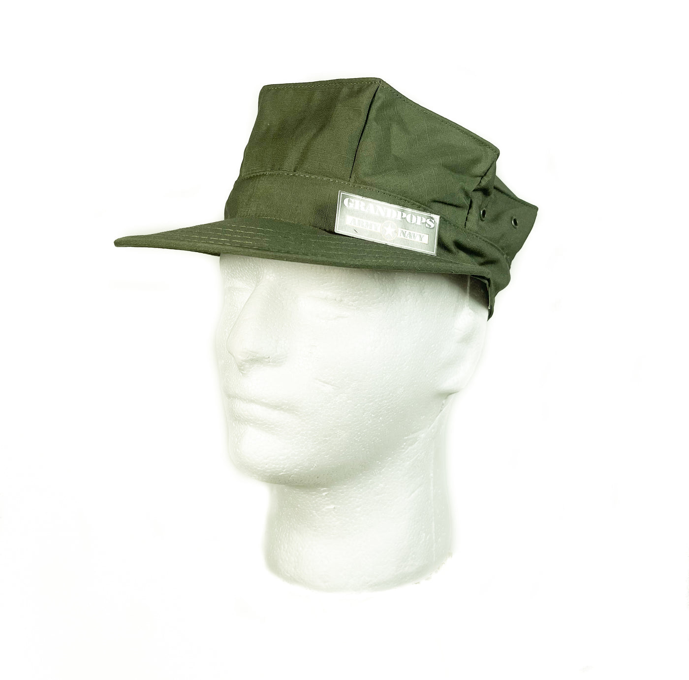 Military Style USMC Lightweight OD Green Cap – Vintage Army Cap, One Size